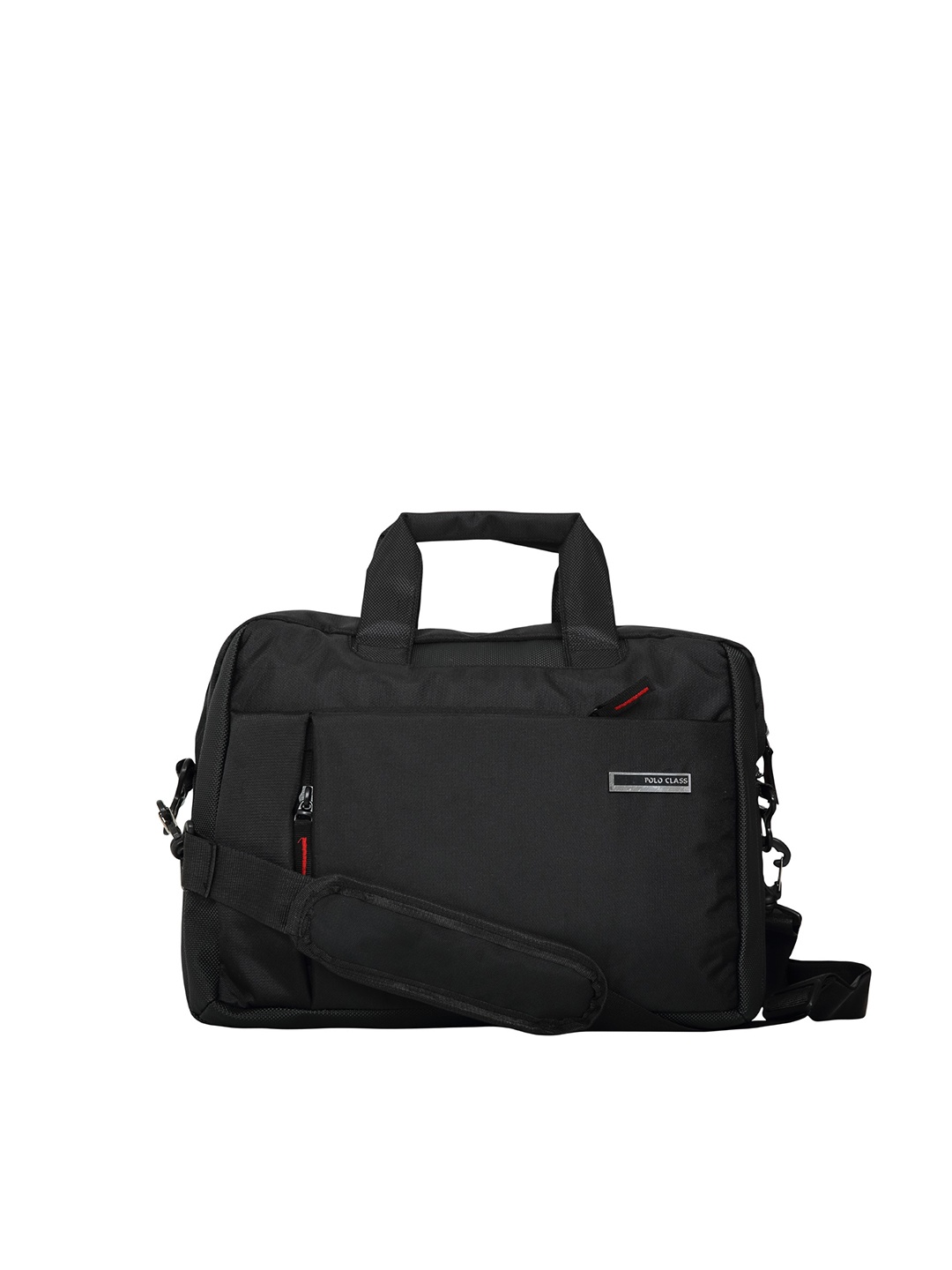 

Polo Class Fabric Laptop Bag, Black
