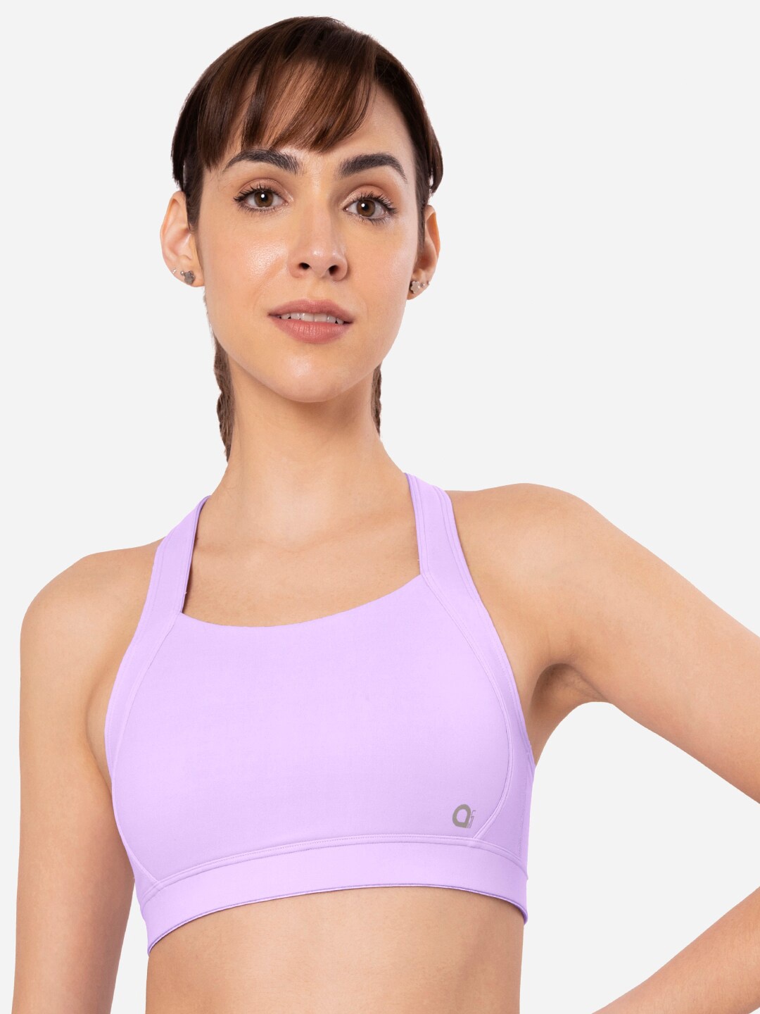 

Amante Solid Padded Non-Wired Full Coverage Sports Bra, Lavender