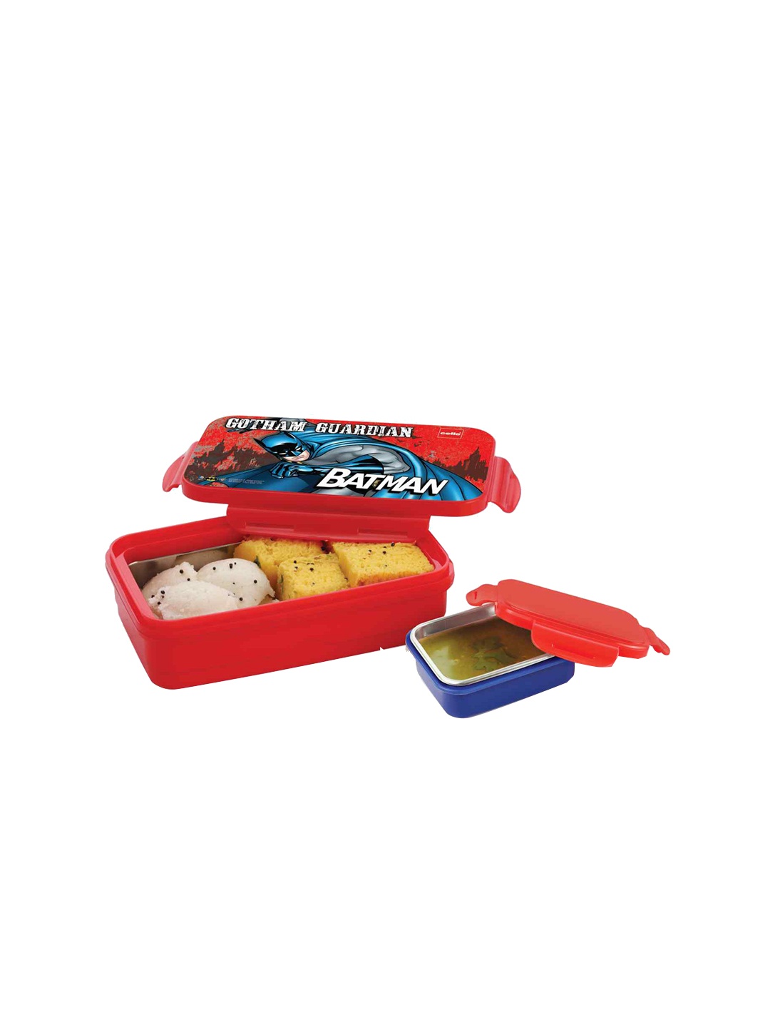 

Cello HI-Lunch Small Deluxe Red Batman Print Insulated Inner Steel Lunch Box 400 ml