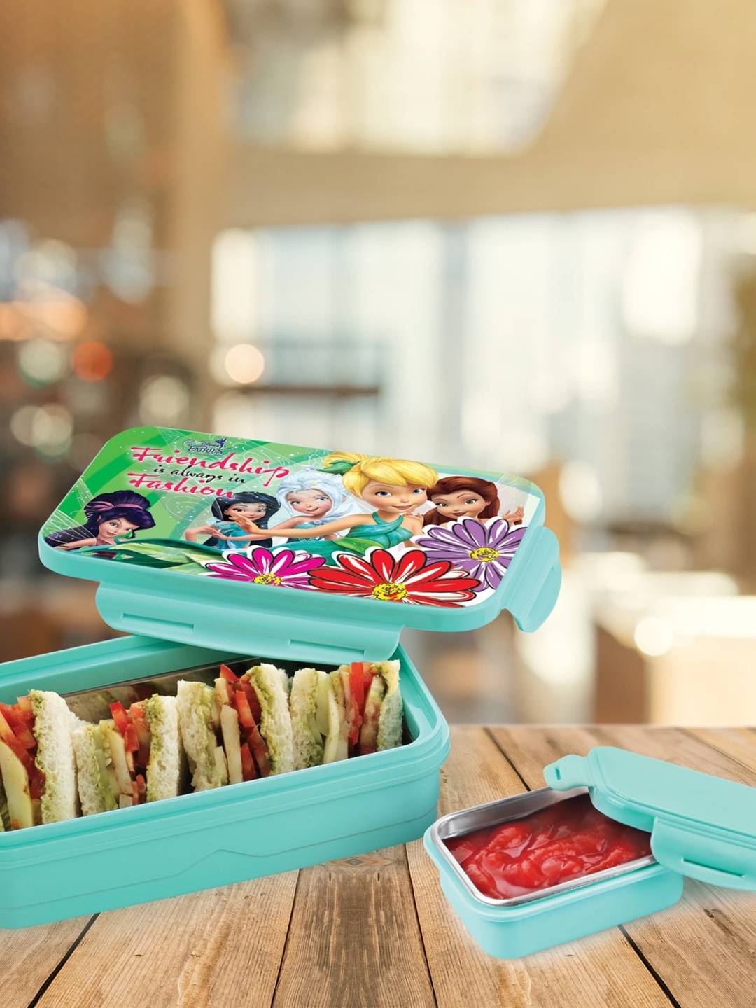 

Cello HI-Lunch Big Deluxe Turquoise Blue Fairy Printed Insulated Lunch Box