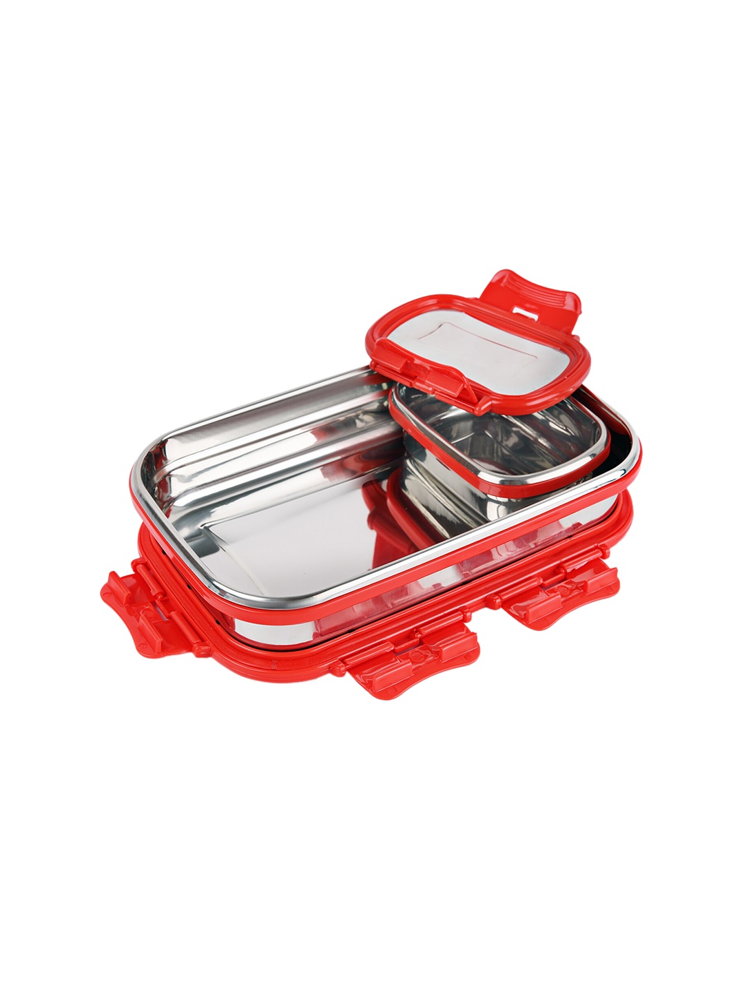 

Cello Click It Medium Red Stainless Steel Lunch Box 775 ml