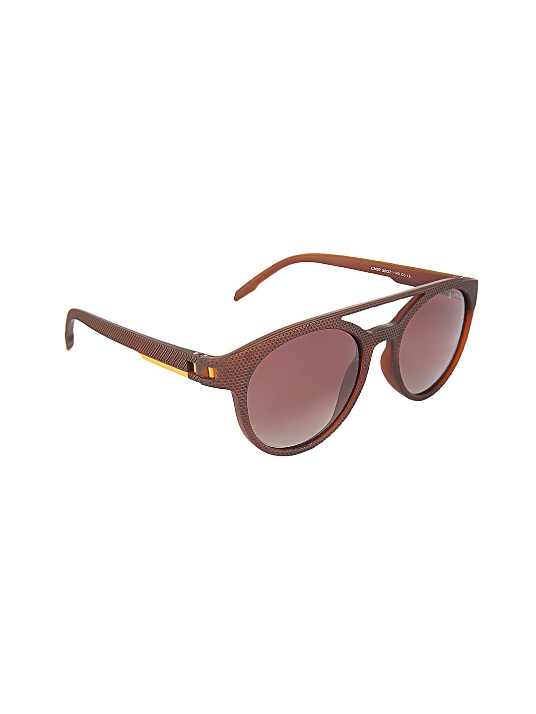 

GIORDANO Polarised And UV Protected Lens Full Rim Round Sunglasses GA90298C05-, Brown