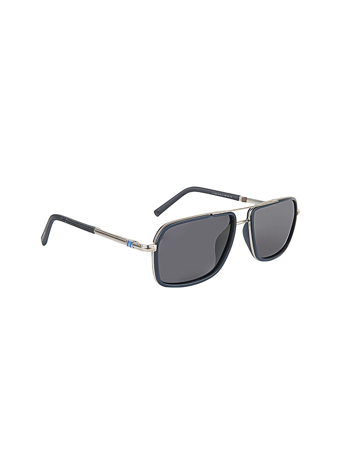 

GIORDANO Men Polarised And UV Protected Lens Full Rim Aviator Sunglasses GA90302C02, Blue