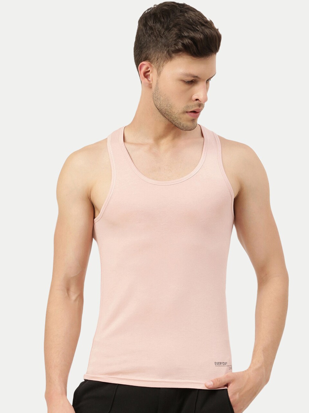 

FREECULTR Bamboo Cotton Innerwear Basic Vests, Peach