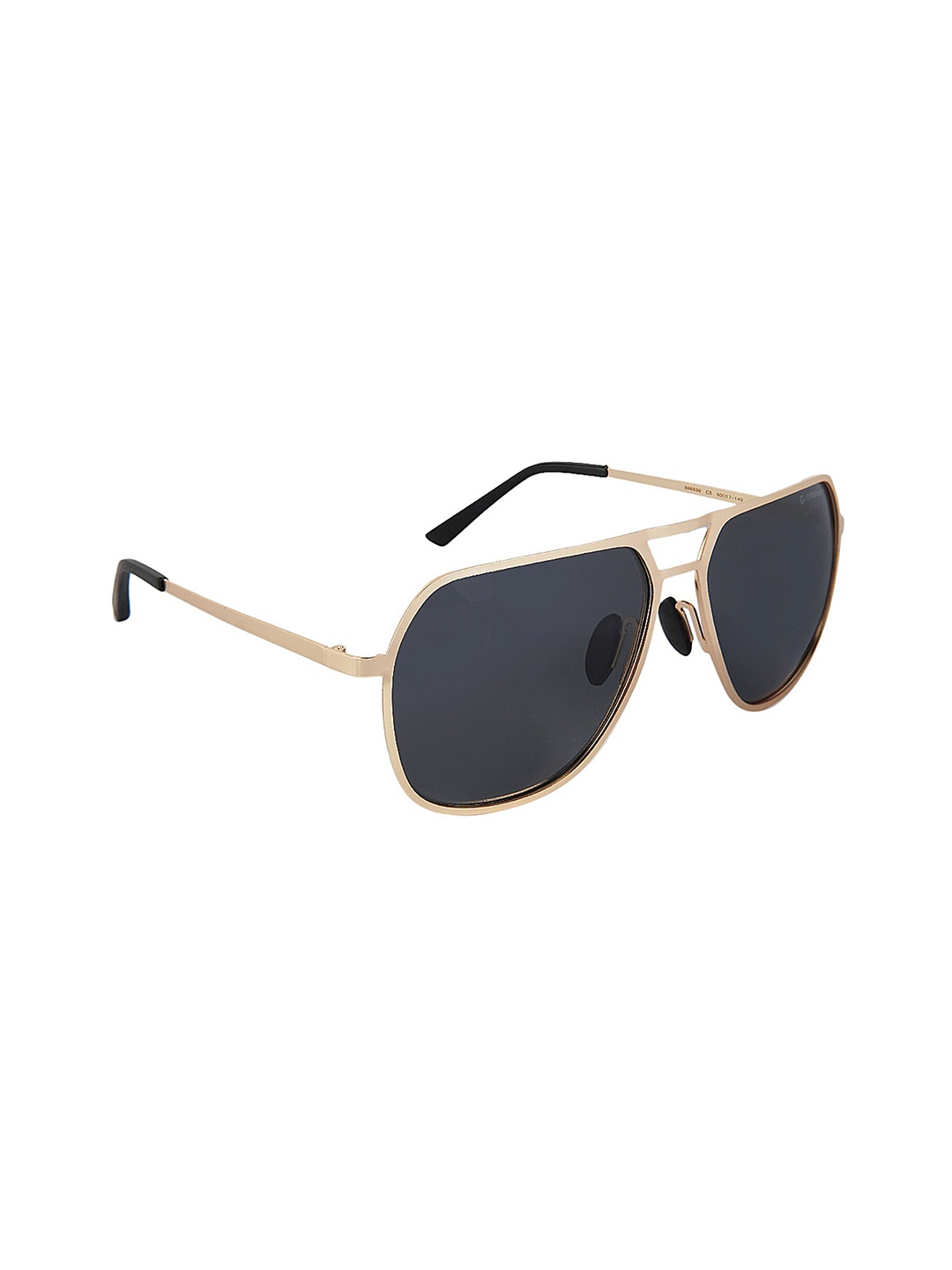 

GIORDANO Men Polarised And UV Protected Lens Aviator Sunglasses GA90323C02, Gold