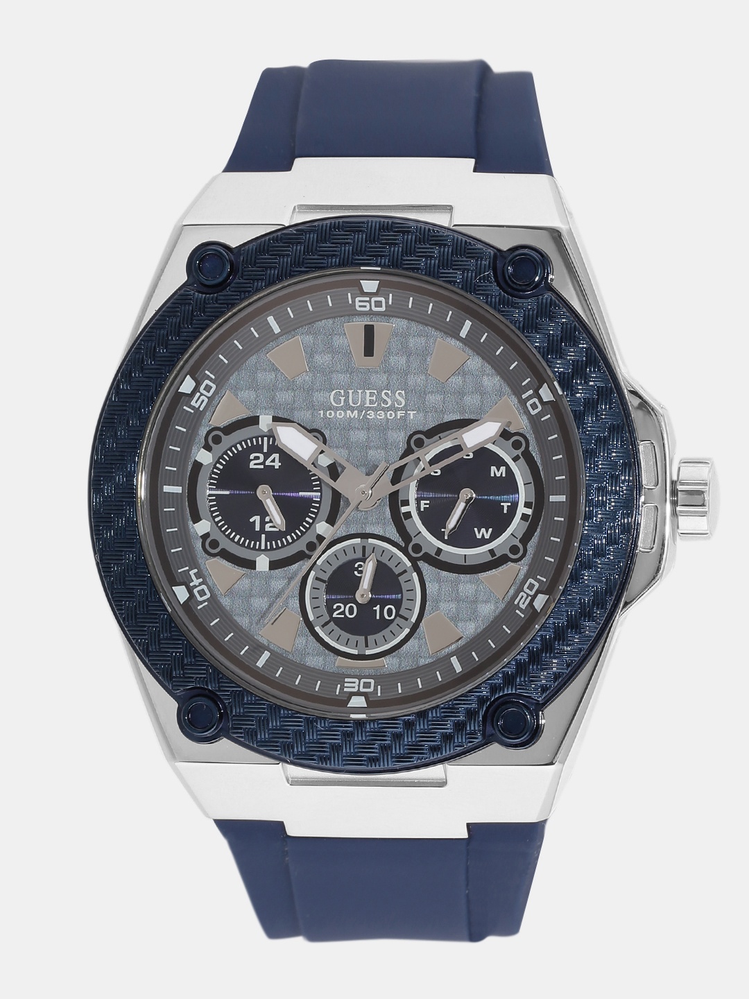 

GUESS Men Grey Multifunction Analogue Watch W1049G1
