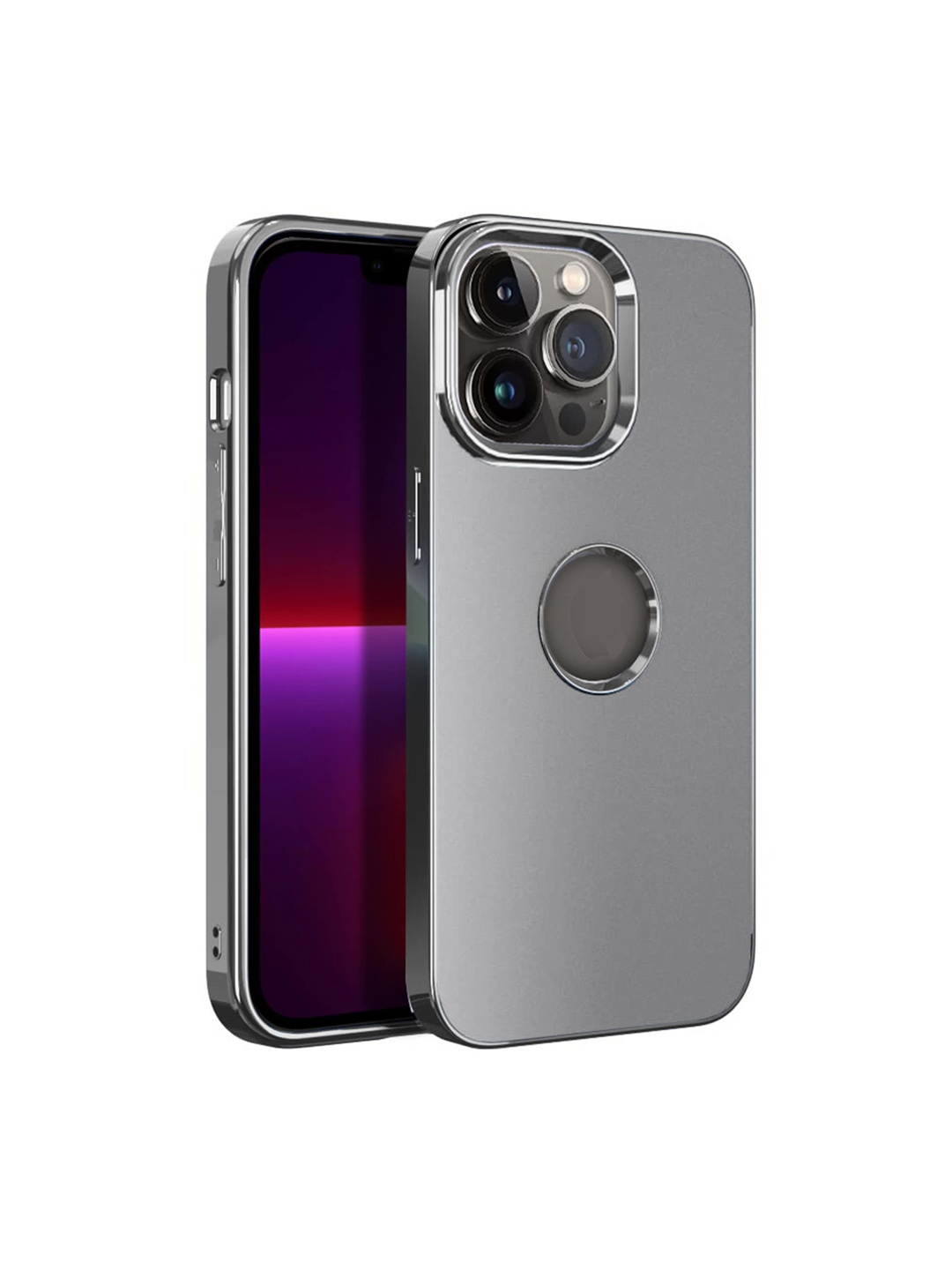 

Karwan Camera & Screen Protected Metal iPhone 11 Pro Max Back Cover, Grey