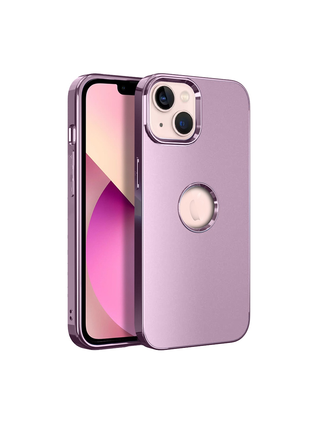 

Karwan Compatible iPhone 13 With Metal Lens Phone Back Case, Purple
