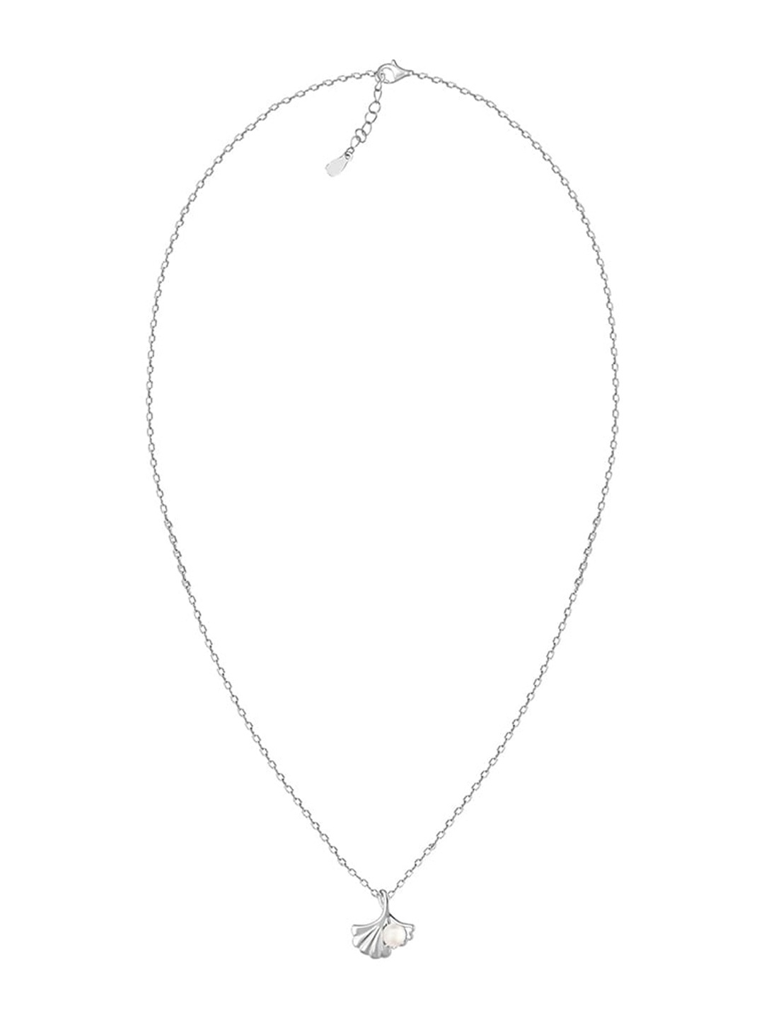 

GIVA 925 Sterling Silver Rhodium-Plated Pearl Beaded Pendant With Chain