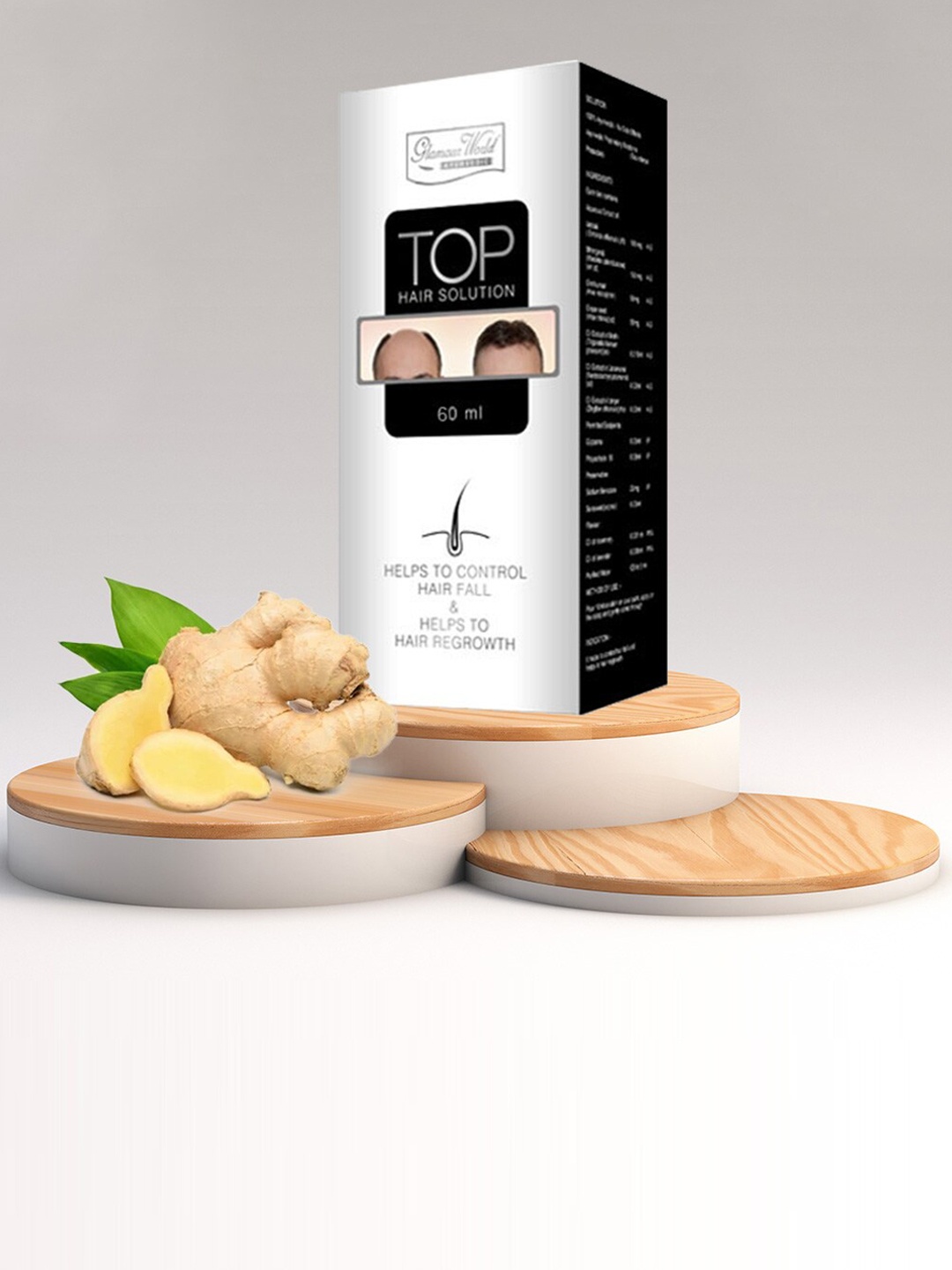 

Glamour World Ayurvedic Top Hair Solution 100ml, Brown
