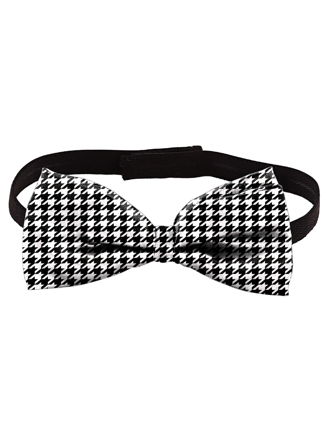 

Blacksmith Men Printed Bow Tie, Black