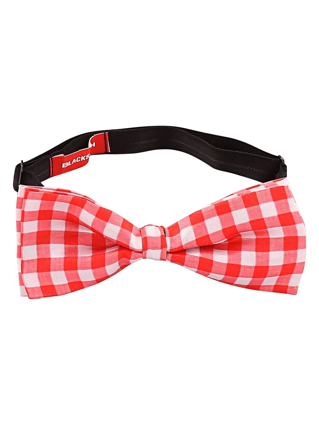 

Blacksmith Men Printed Satin Bow Tie, Red