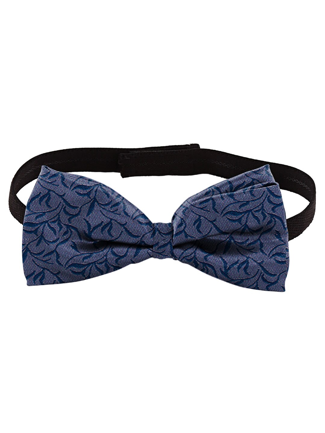 

Blacksmith Men Woven Design Bow Tie, Grey