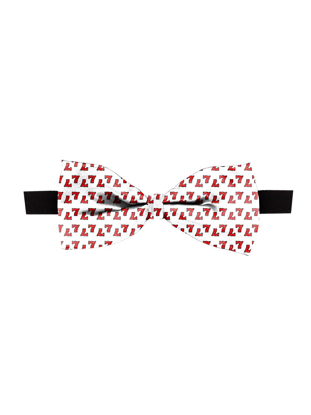 

Blacksmith Men Printed Satin Bow Tie, Red