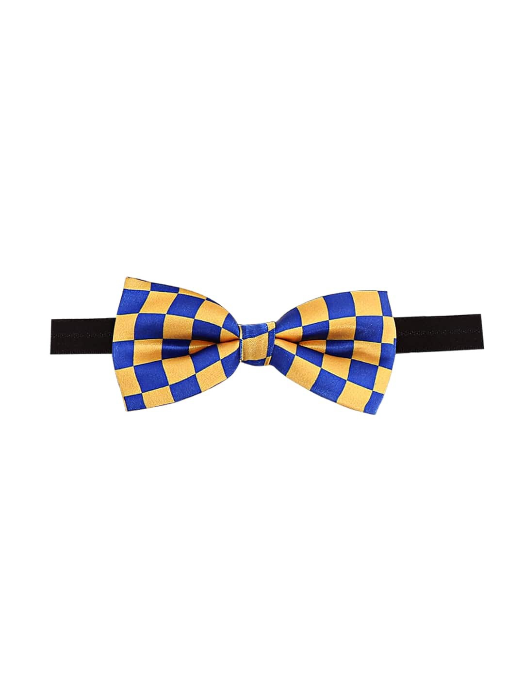 

Blacksmith Men Printed Bow Tie, Black