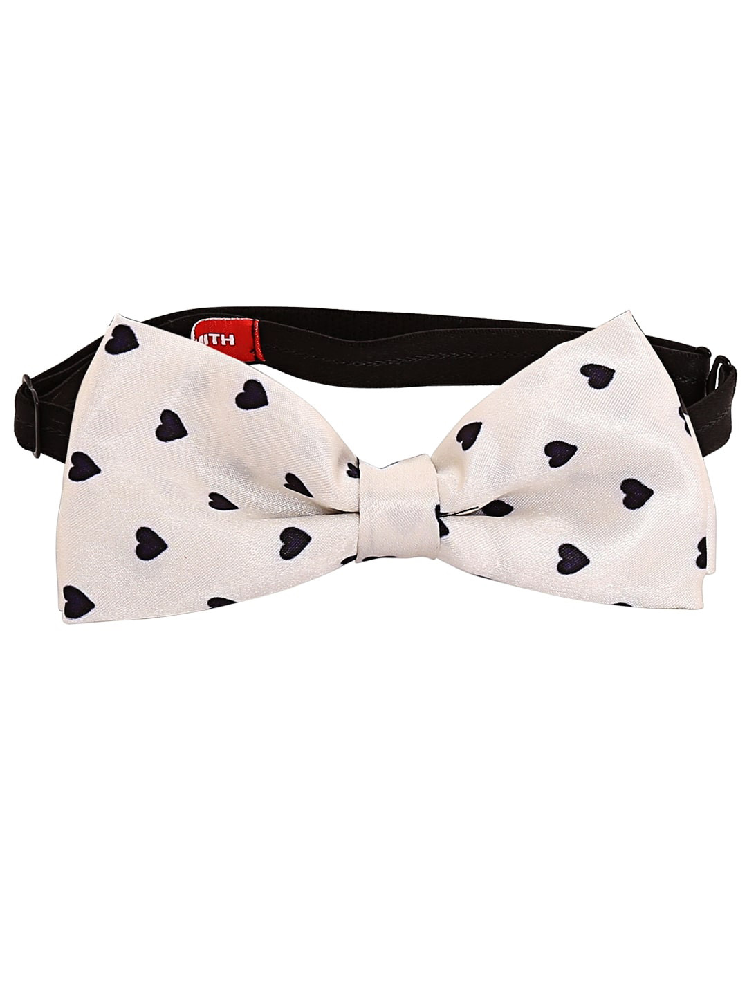 

Blacksmith Men Printed Bow Tie, White