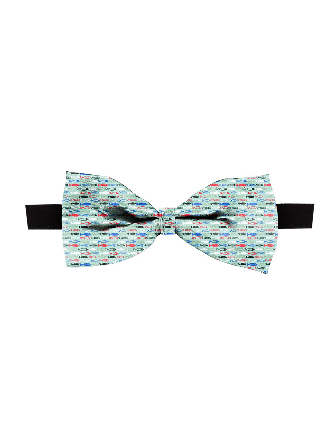 

Blacksmith Men Printed Bow Tie, Blue