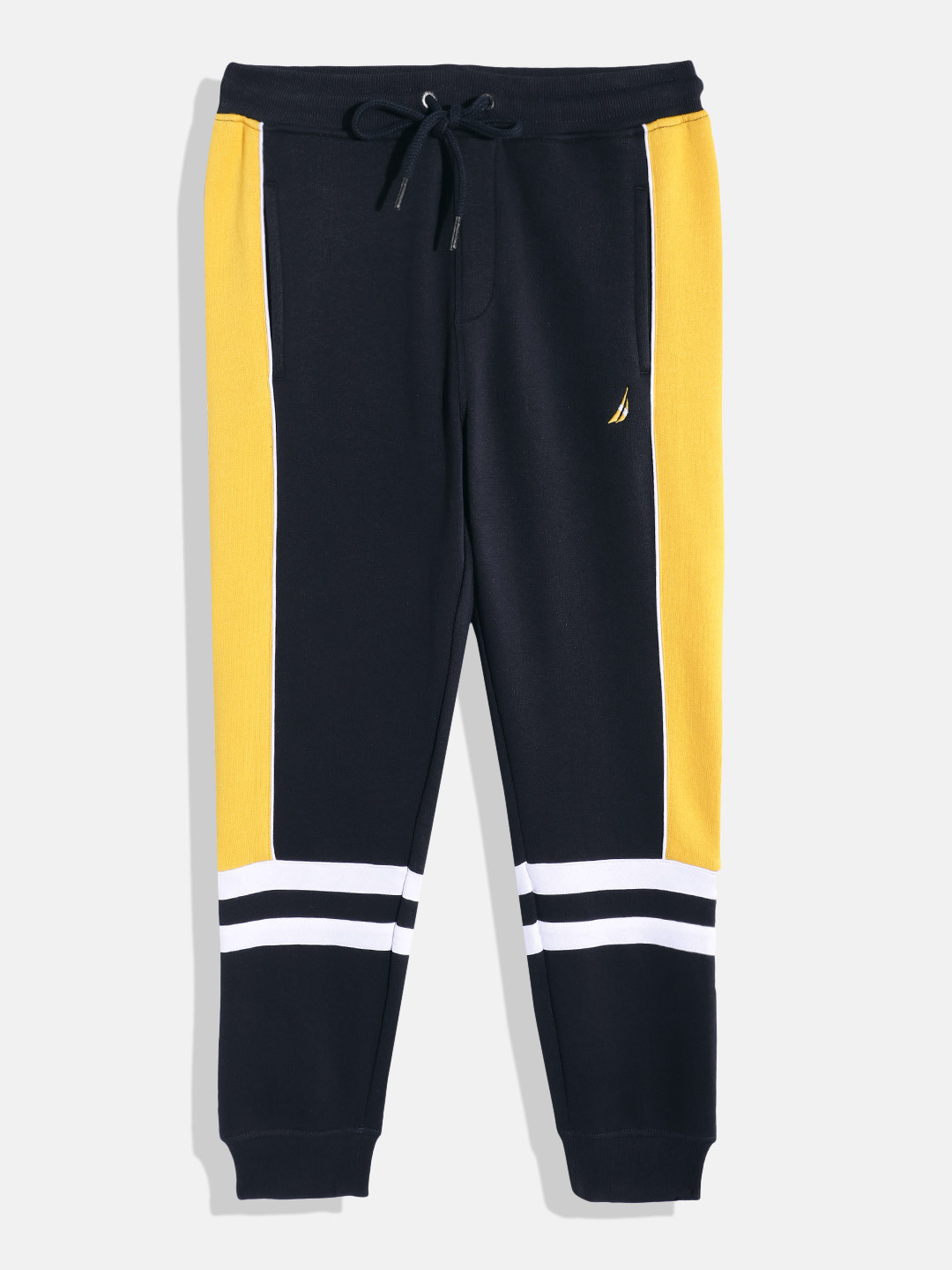

Nautica Boys Side Panel & Striped Detail Joggers, Navy blue