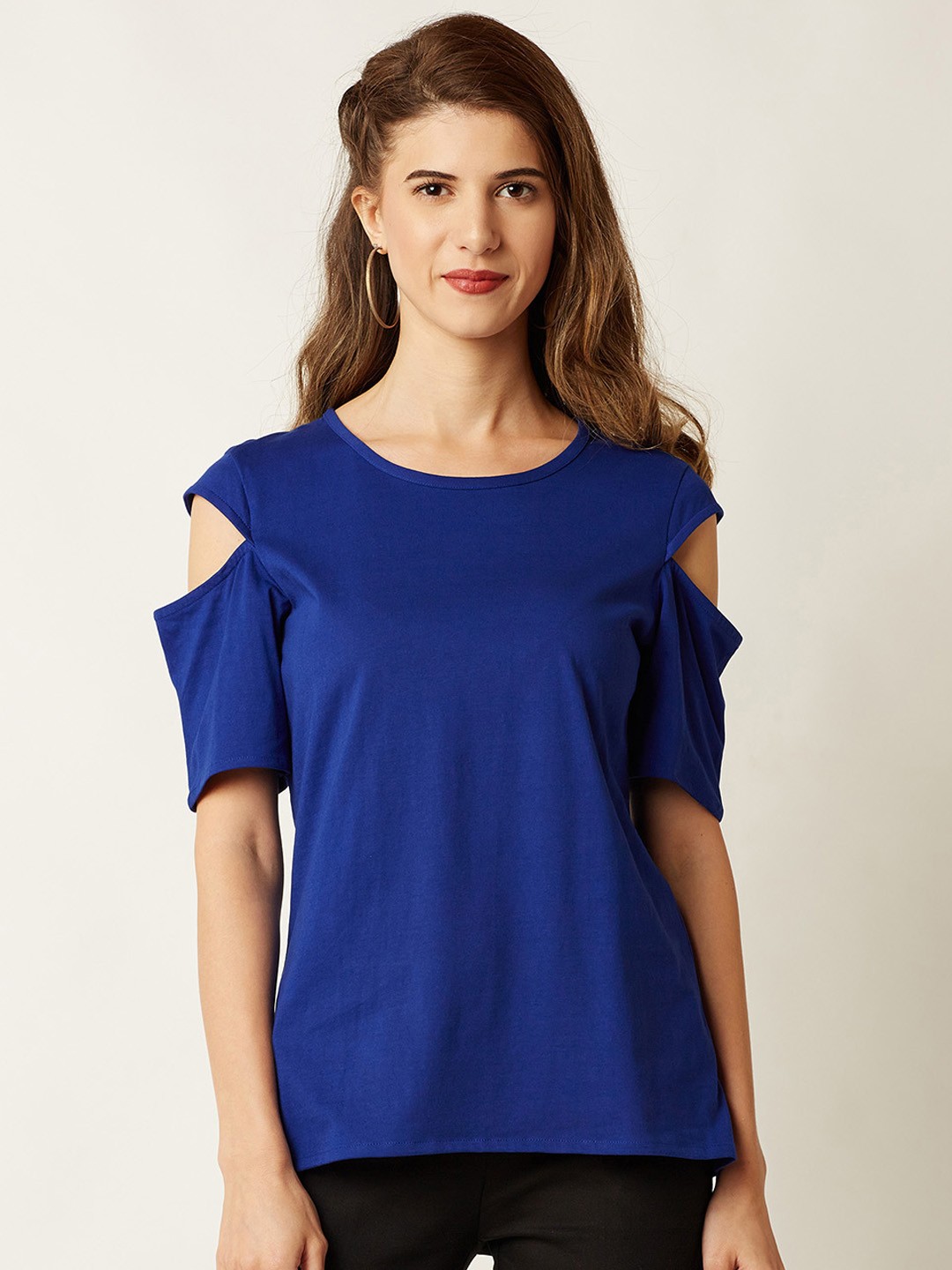

Miss Chase Women Blue Solid Top