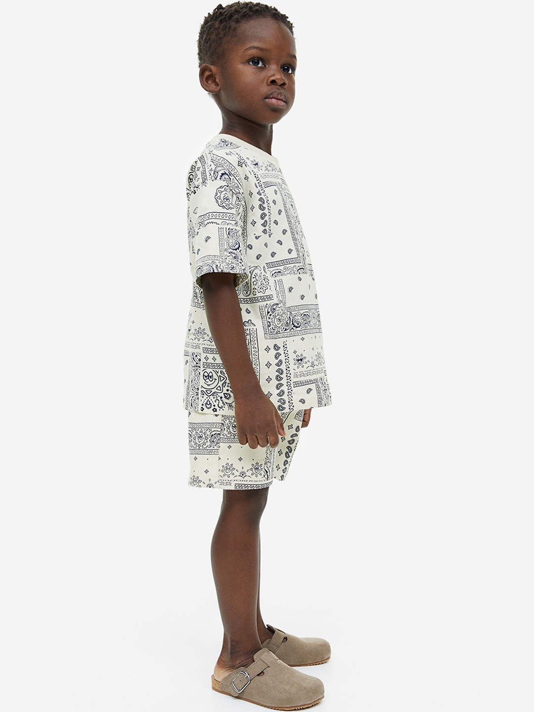 

H&M Boys 2-Piece Printed Set, White