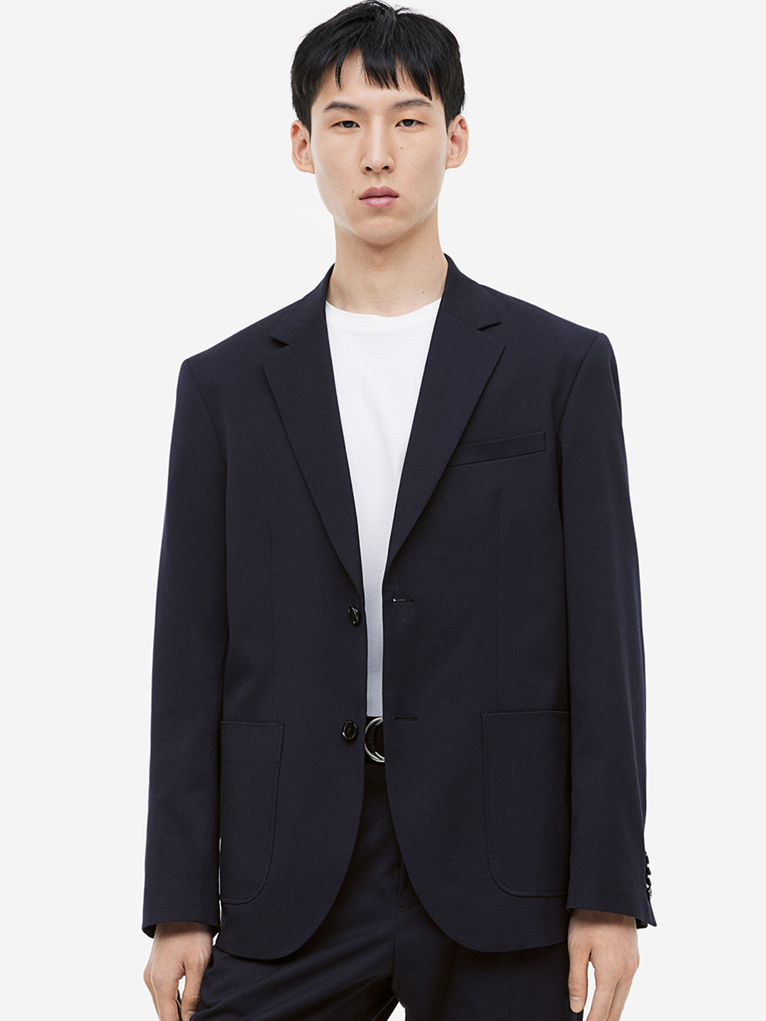 

H&M Men Regular Fit Jacket, Blue