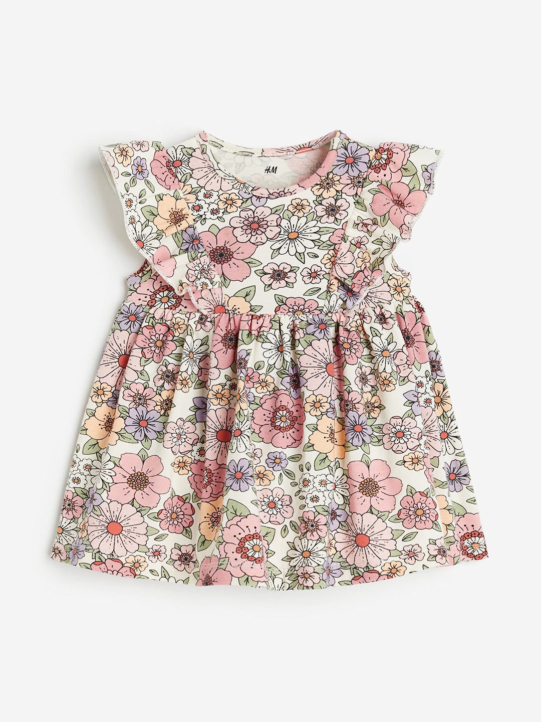 

H&M Girls Dress with A Bodysuit, Pink