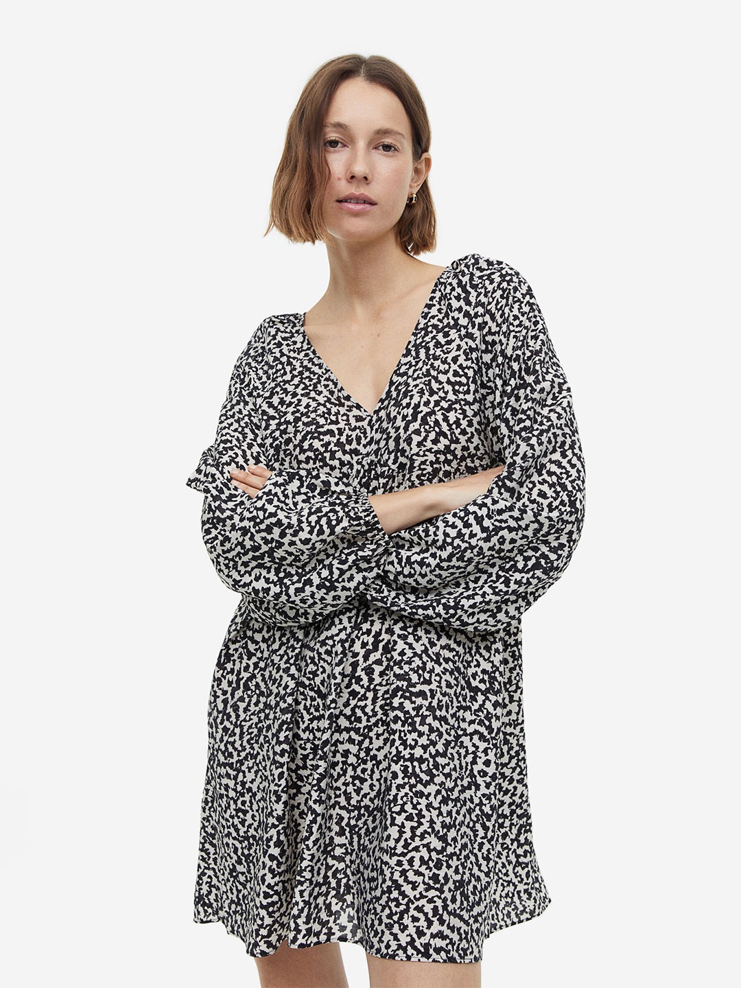 

H&M Women A-line Dress, Black
