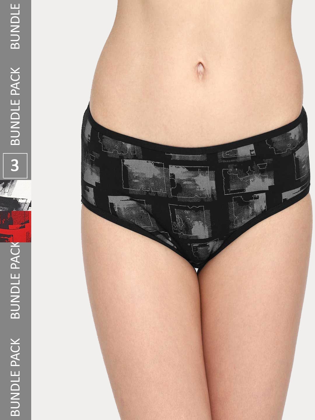 

Skidlers Pack Of 3 Assorted Antibacterial Cotton Bikini Briefs
