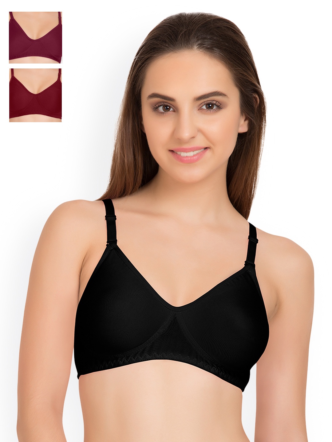 

Tweens Pack of 3 T-shirt Bras TW9253, Black