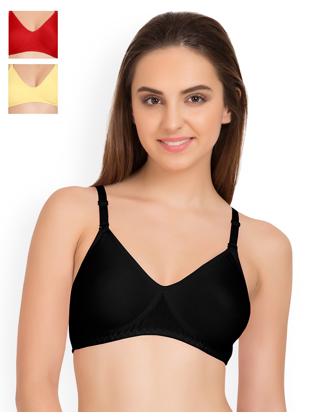 

Tweens Pack of 3 T-shirt Bras TW9253, Black