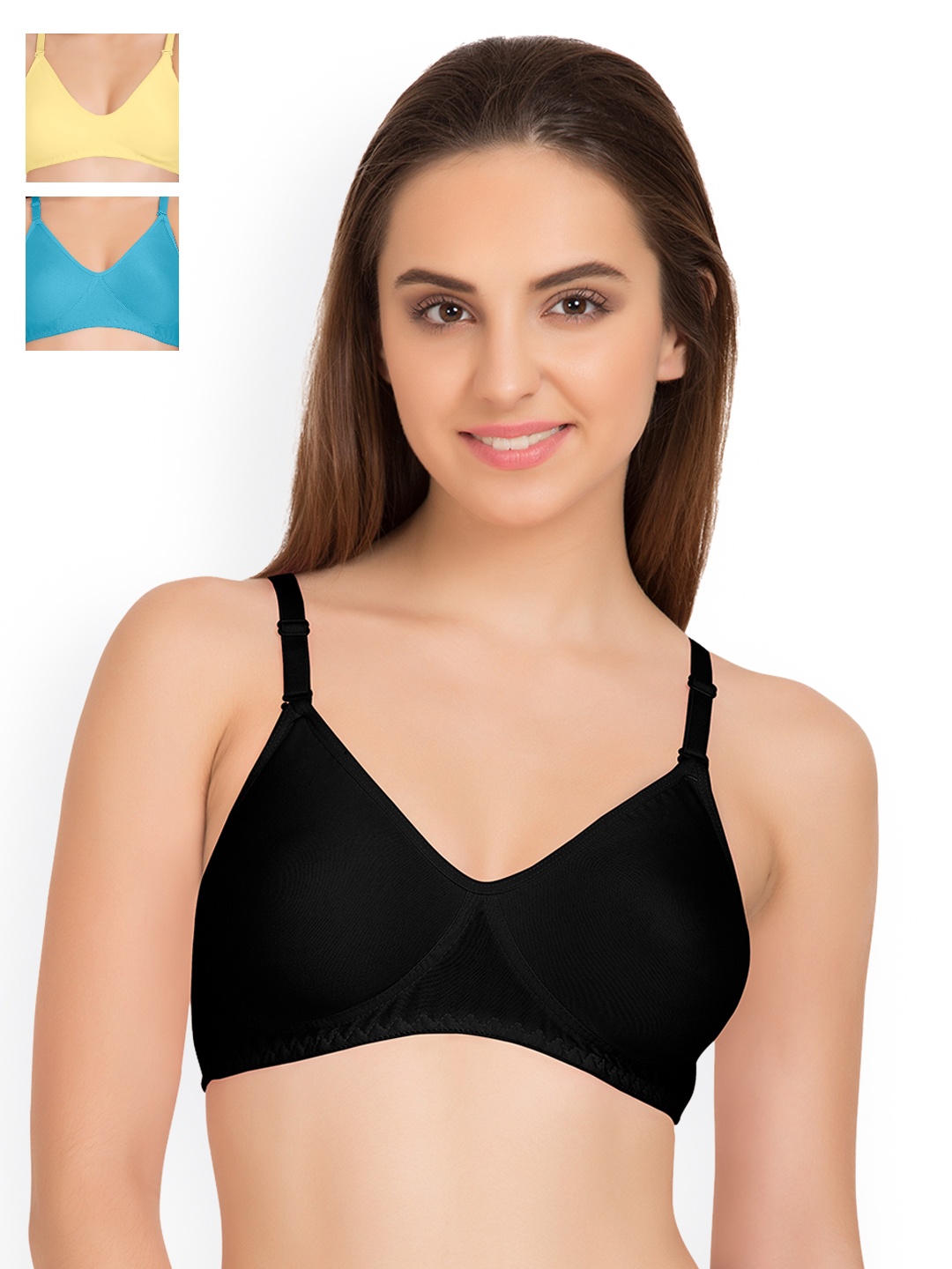 

Tweens Pack of 3 T-shirt Bras TW9253, Black