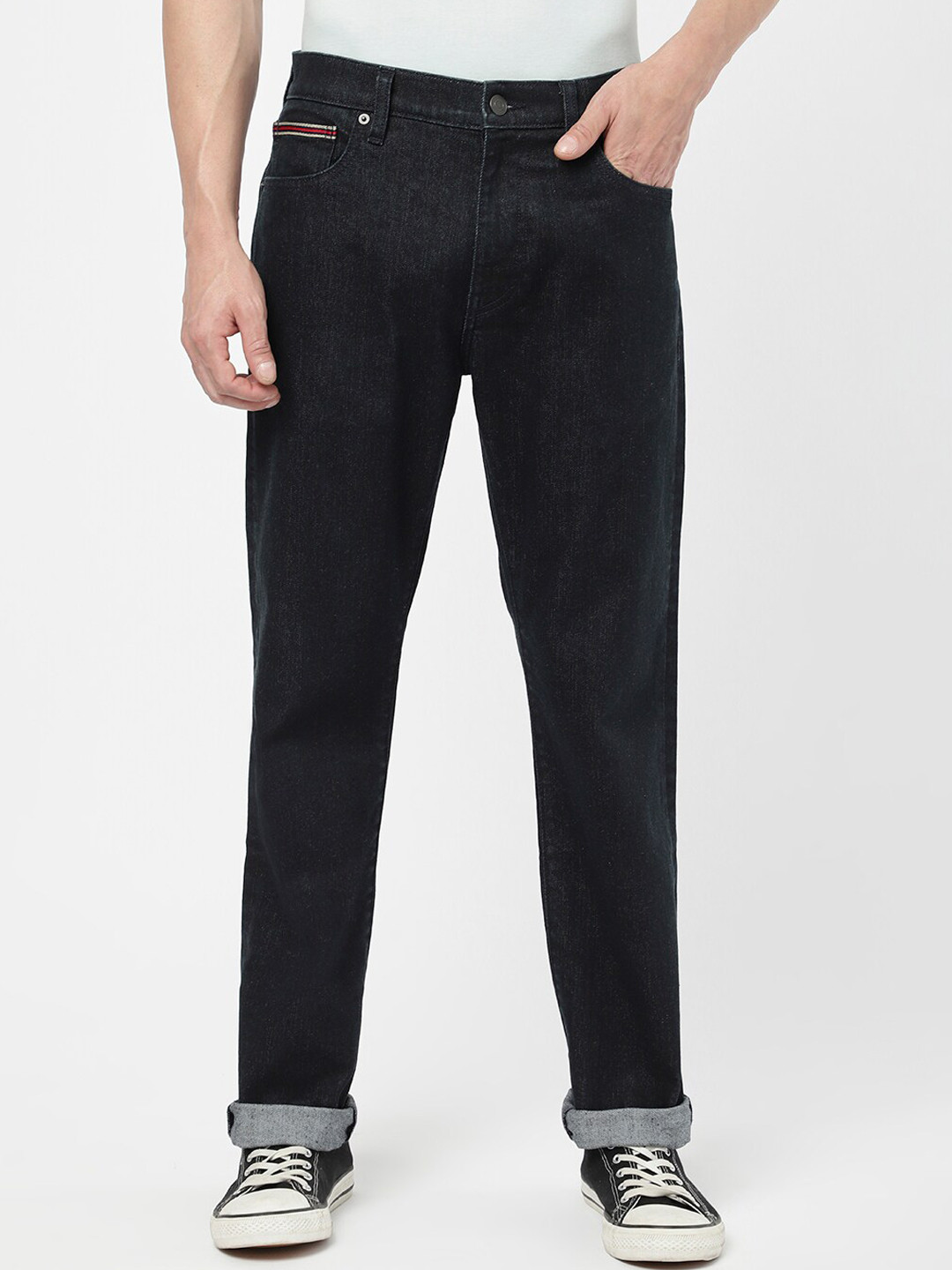 

Passion Men Mid-Rise Light Fade Stretchable Jeans, Blue