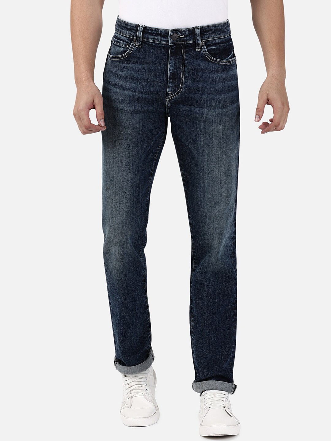 

Passion Men Light Fade Mid-Rise Stretchable Jeans, Blue