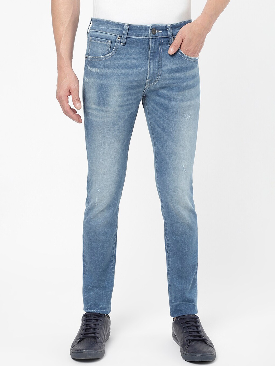 

Passion Men Slim Fit Stretchable Cotton Jeans, Blue