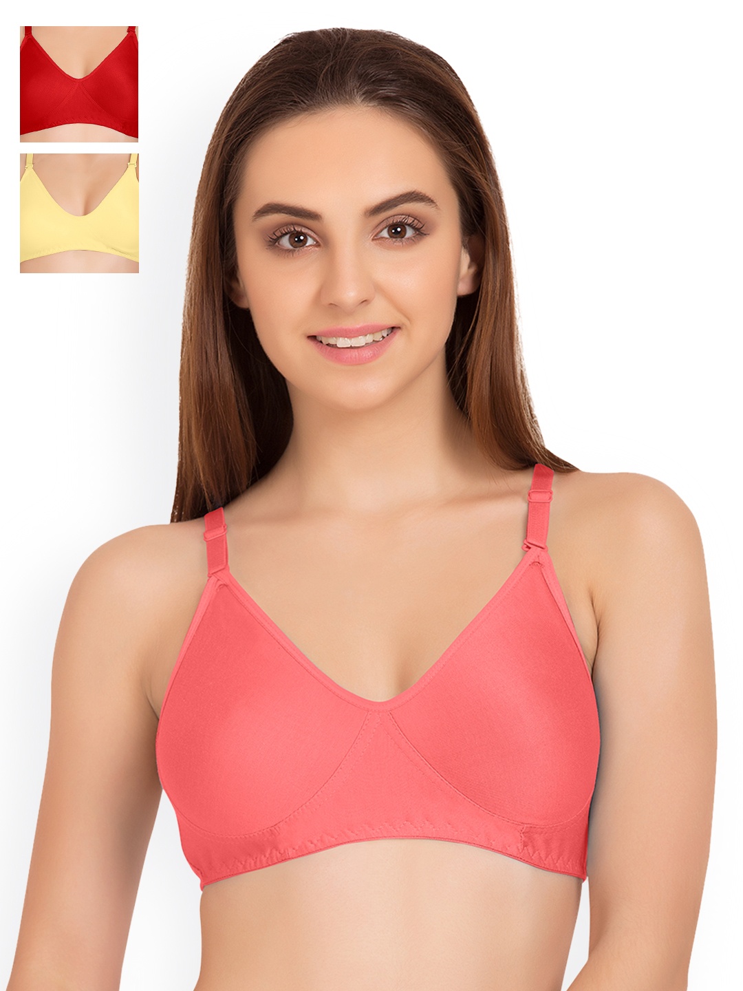 

Tweens Pack of 3 T-shirt Bras TW9253, Cream