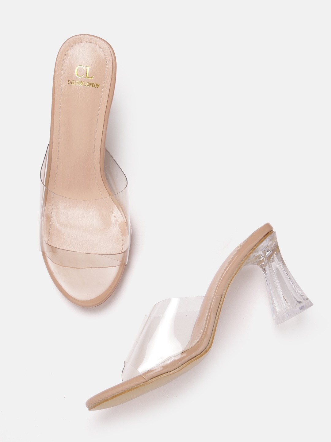 

Carlton London Women Block Heels, Transparent