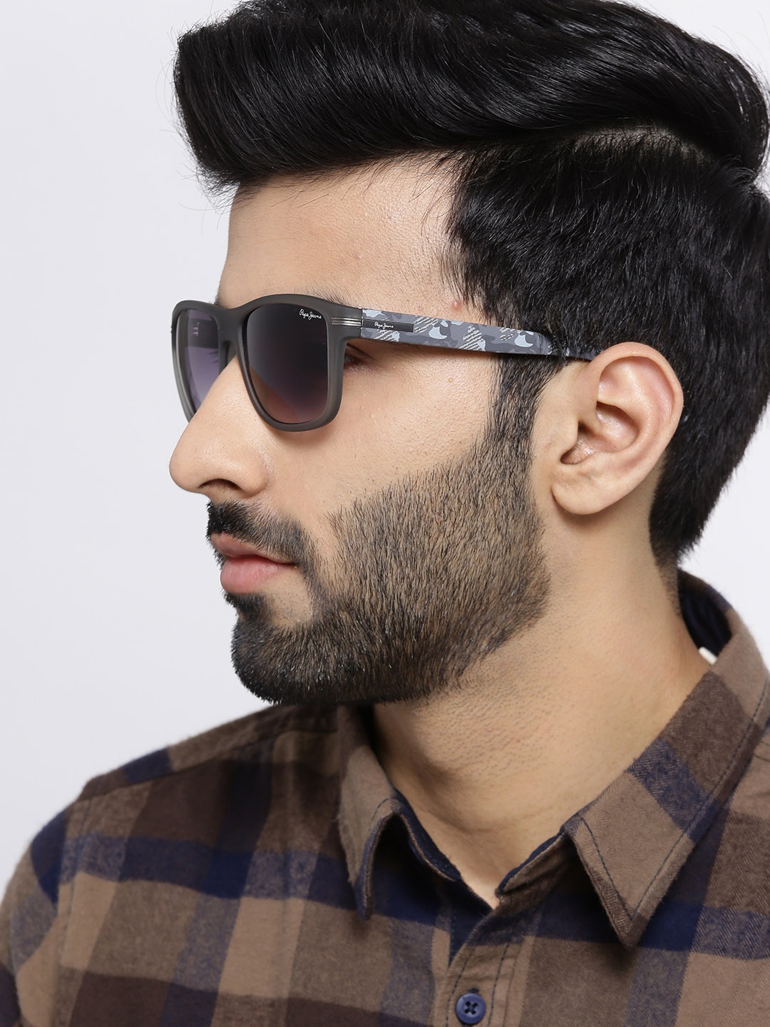 

Pepe Jeans Unisex Square Sunglasses PJ7308, Grey