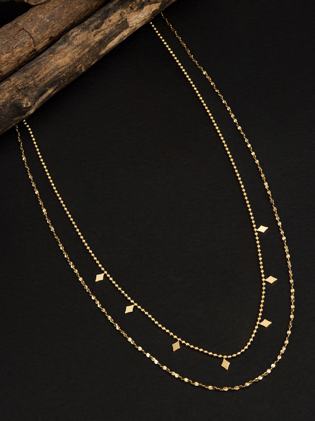 

E2O Gold-Plated Layered Necklace