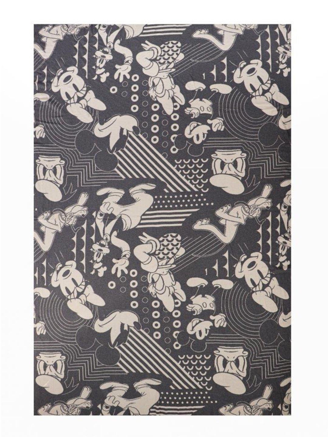 

Pluchi Kids Grey Melange Printed AC Room 350 GSM Cotton Single Bed Blanket