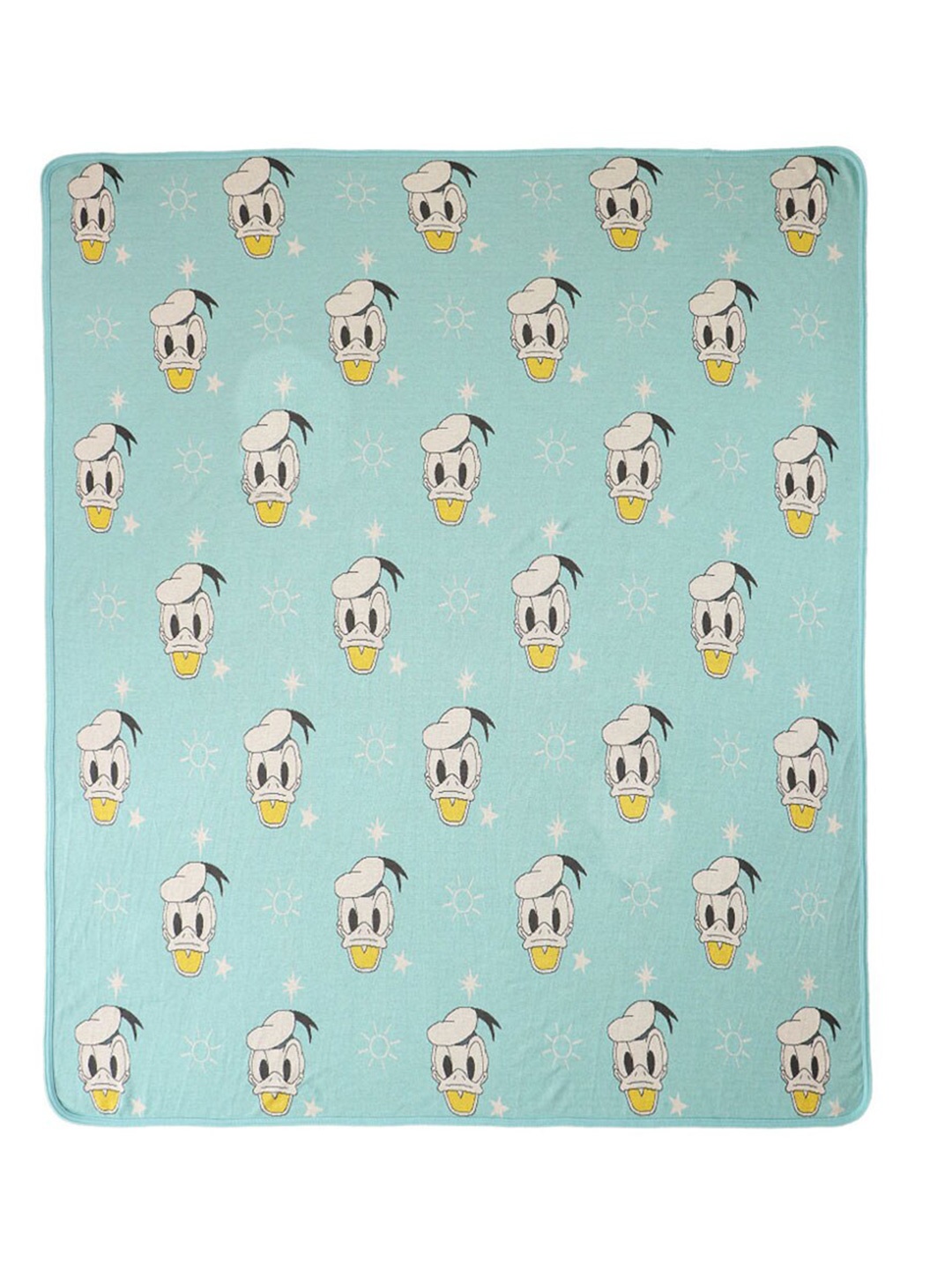 

Pluchi Kids Blue & Yellow Printed AC Room 350 GSM Cotton Single Bed Blanket