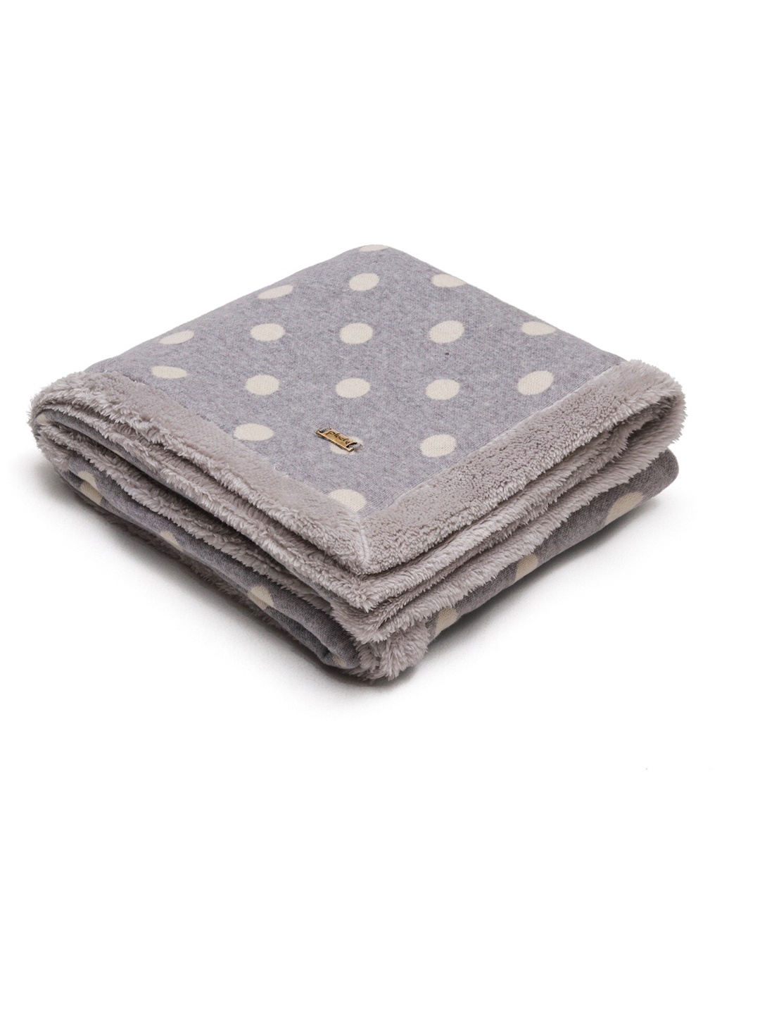 

Pluchi Grey Melange AC Room Cotton 350 GSM Single Bed Blanket
