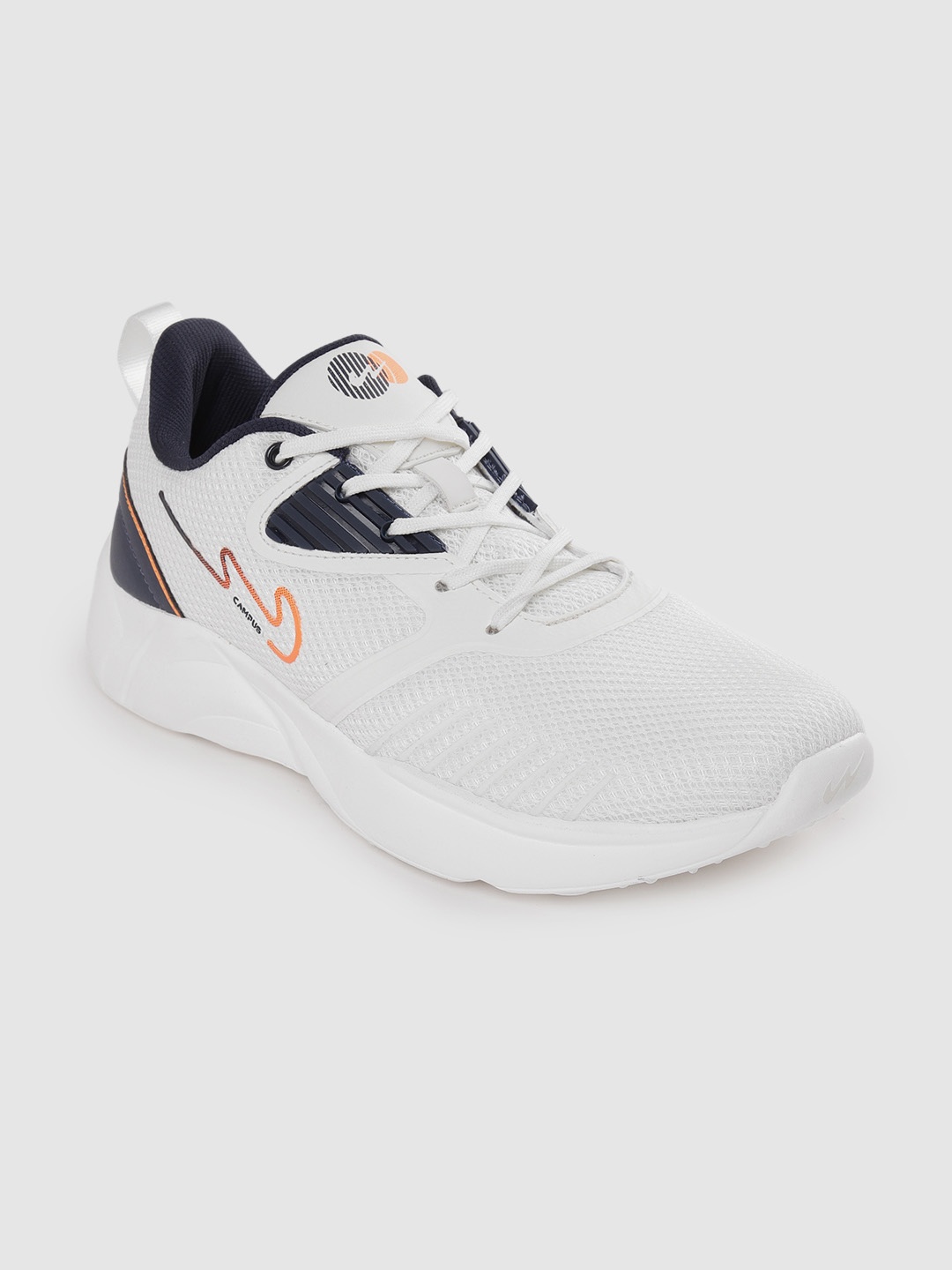 

Campus Men Woven Design Alec Running Shoes, Off white