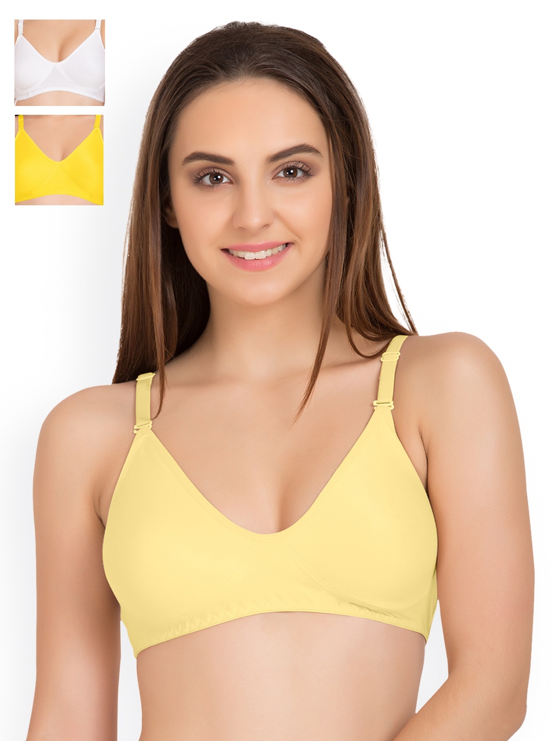 

Tweens Pack of 3 Full Coverage T-shirt Bras TW9253, White