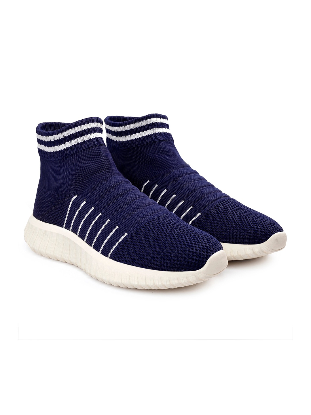 

Bxxy Men Air Max Mid -Top Mesh Non-Marking Running Shoes, Navy blue