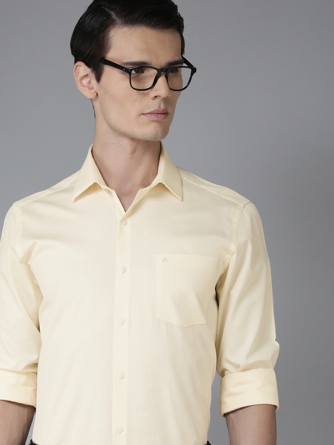 

Arrow Original Slim Fit Pure Cotton Formal Shirt, Yellow