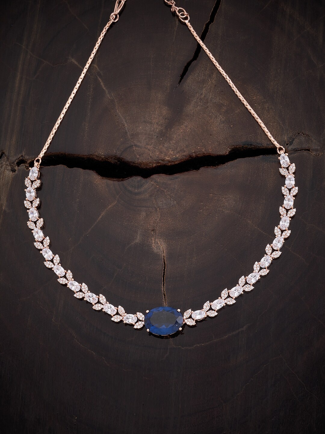 

Kushal's Fashion Jewellery Copper Rose Gold-Plated Necklace