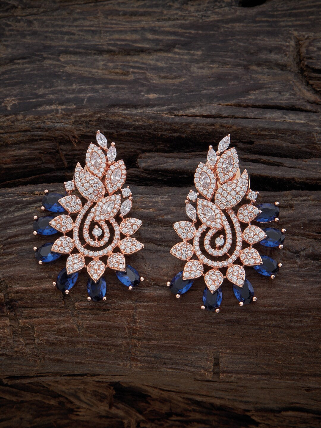 

Kushal's Fashion Jewellery Rose Gold-Plated Contemporary Studs Earrings