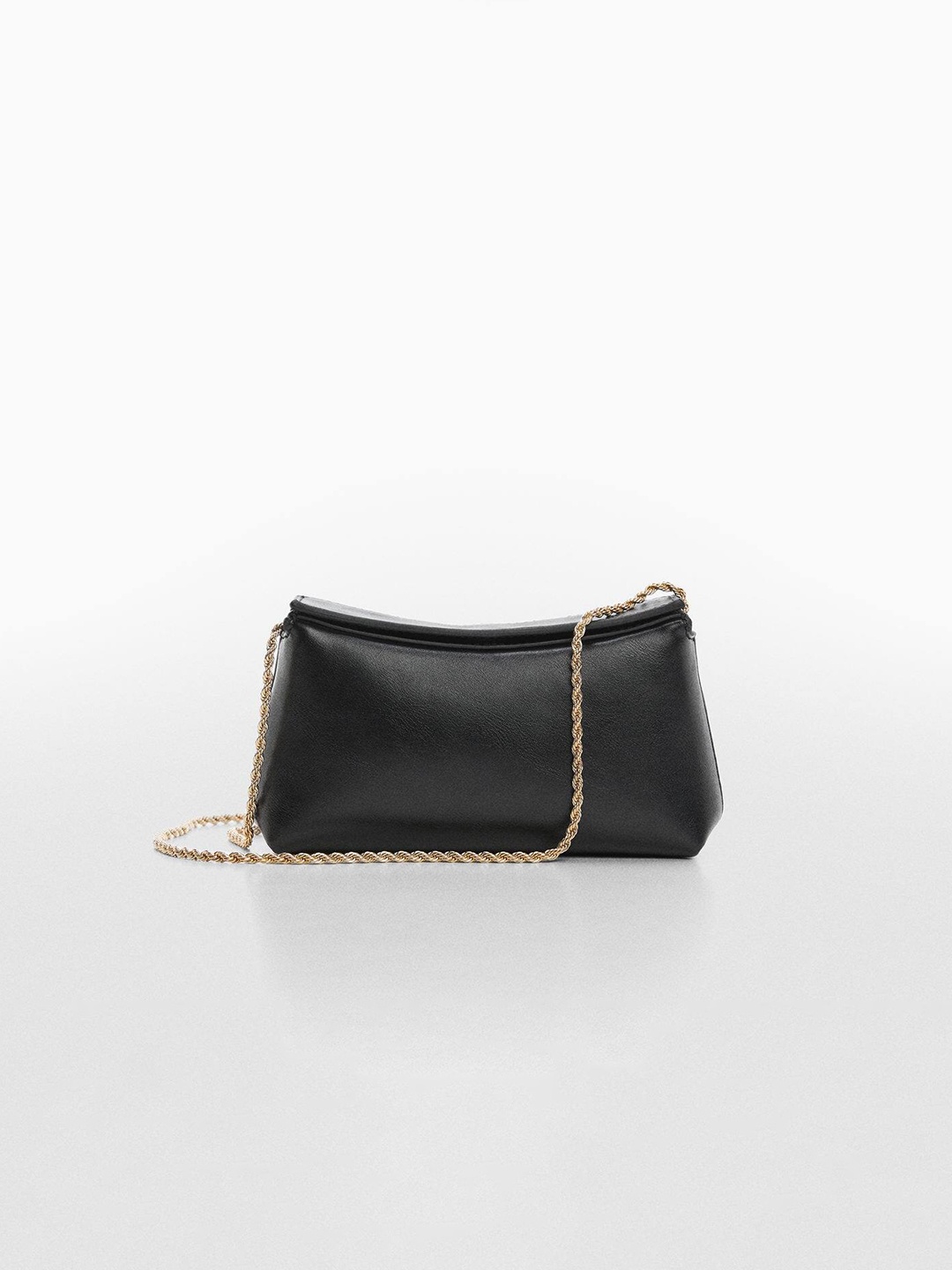 

MANGO Women Structured Sling Bag, Black