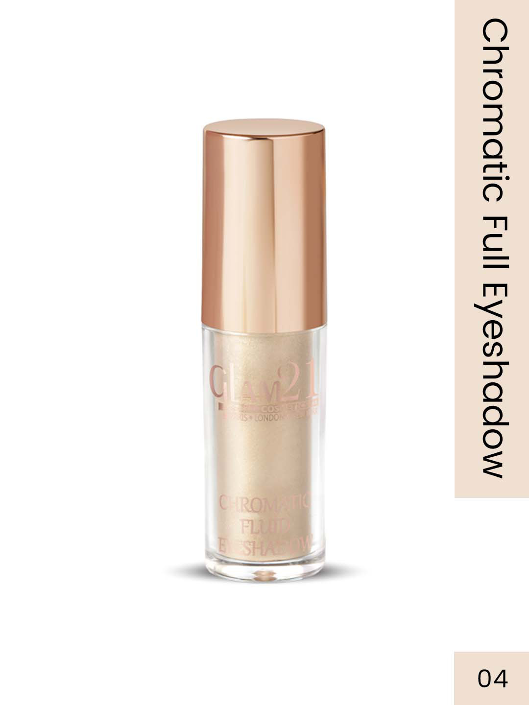 

GLAM21 Chromatic Fast Drying Formula & Long Lasting Liquid Eyeshadow 5gm - Shade04, Beige
