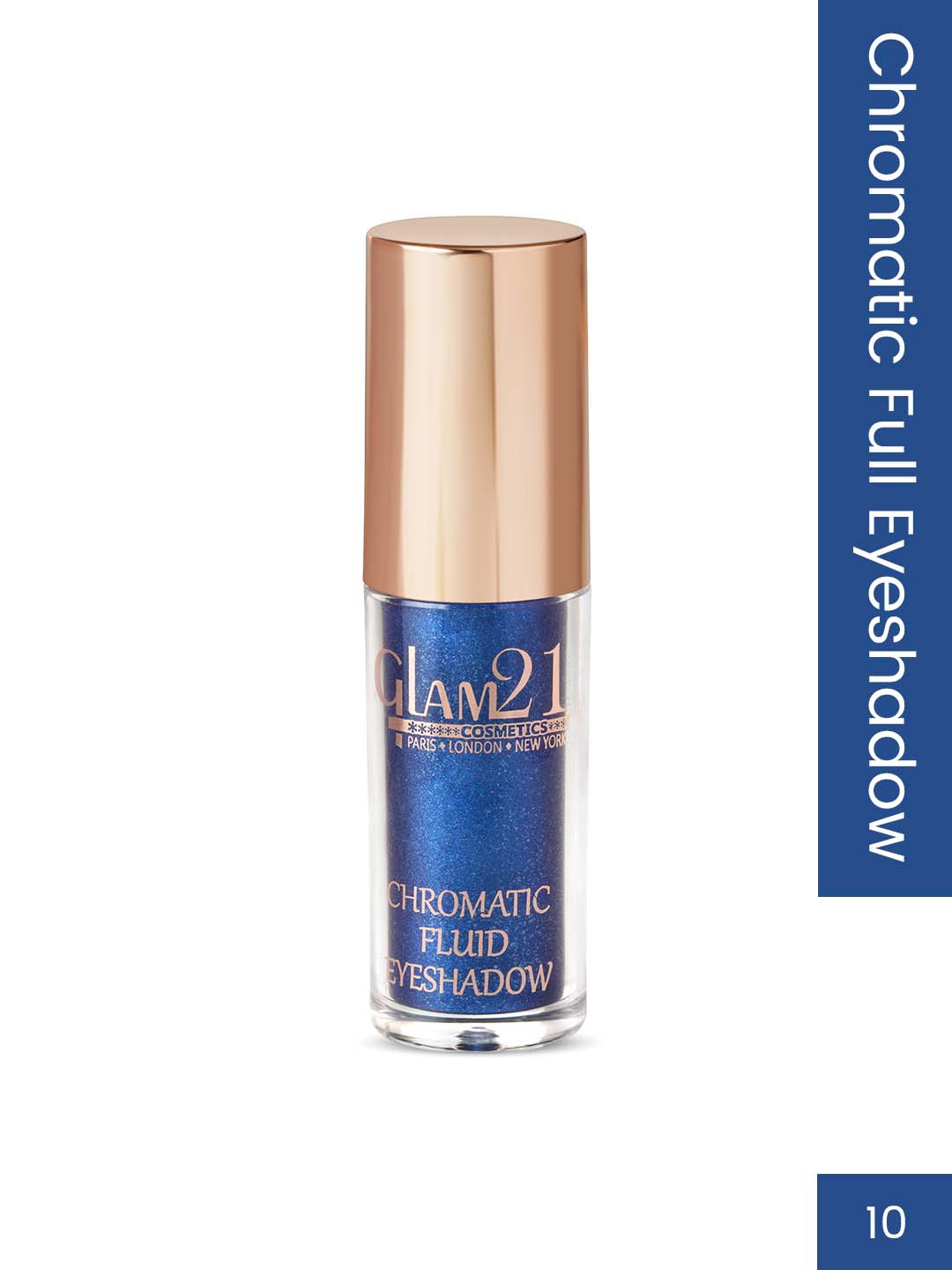

GLAM21 Chromatic Fast Drying Formula & Long Lasting Liquid Eyeshadow 5gm - Shade10, Blue